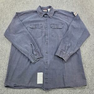 Bulwark Flame Resistant FR Protective Work Shirt XL Long Sleeve Uniform